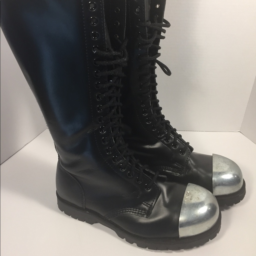 London Underground U.K. leather steel toe Boot